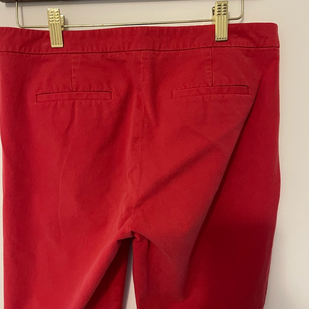 Red Cropped Pants - Picture 3 of 6